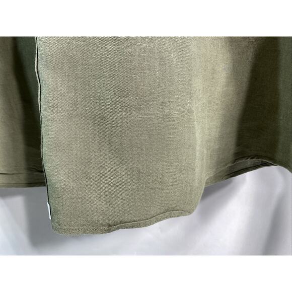 Jaeger Olive Oxford Collar Regular Fit Button Casual Dress Shirt Men's Large 46" - Picture 4 of 7